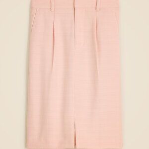 J Crew NWT skirt: knee-length sheath skirt, lined, in pink peach